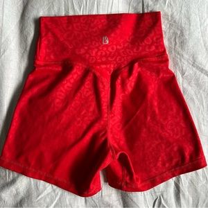 Cheetah Print Workout Shorts